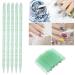 Nail Care Sticks Nail Drilling Dead Skin Removal Disposable Nail Cuticle Pusher for Home Use for Nail Salon(green) - Buy Online on GoSupps.com