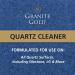Granite Gold Quartz Cleaner Spray - 64 Fl Oz + 2 x 24 Fl Oz - Ideal for Caesarstone Cambria Silestone & All Quartz Surfaces | International Shipping - Buy Online on GoSupps.com