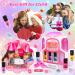 Herenear Kids Nail Polish Kit for Girls Kids Nail Polish Set with 2 In 1 Nail Dryer Set Nail Polish DIY Sticker Glitter Powder Rings Nail Art Kit Manicure Party Christmas Gift - Buy Online on GoSupps.com
