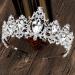 CHANACO Silver Crown Tiara for Women & Girls - Rhinestone Princess Queen Crown for Birthday, Wedding & Prom - Buy Online on GoSupps.com