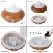 Shop Aroma Diffuser with 7 Color Lighting | Air Humidifier & Aromatherapy Lamp - 210ml Capacity Brown Design - Buy Online on GoSupps.com