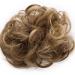 SEGO Hairpiece - Natural Light Brown & Ash Blonde #12H24 Hair Tie Bun Extensions | Perfect Updo with Elastic Band - Buy Online on GoSupps.com