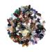 Gemstone set |Colorful mix of natural drumstones |Mixture of real gemstones |Practically in the colorful fabric bag s (1-1.5cm)