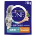 Purina ONE 7+ Dry Cat Food Rich in Chicken 750g Pack of 4 Chicken 750 g (Pack of 4)