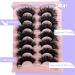 Shop Mink False Lashes - Dramatic D Curl 20mm/25mm Wispy Strip Lashes for a Natural Cat Eye Look | 3D Full Lashes Pack - Buy Online on GoSupps.com