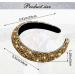 WLLHYF Rhinestone Jeweled Wedding Bridal Headband | Wide Band Hairpiece with Crystal Diamond | Sparkly Golden Hair Accessory for Women - Buy Online on GoSupps.com