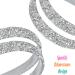Ondder 4 Pcs Rhinestone Headbands for Women - Shiny Crystal Fashion Hair Accessories - Bridal Thin Headbands - Silver - Buy Online on GoSupps.com