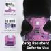Pawaii Dog Harness for Large Dogs - Adjustable Breathable Anti-Drawing Design in Orchid Purple (XL: 81-96cm) - Buy Online on GoSupps.com