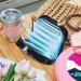 Retro Skeleton Storage Bag for Women's Menstrual Essentials Large Zippered Pocket for Cups Pads & Tampons | Multicolored Design - Buy Online on GoSupps.com