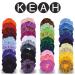KEAH 40pcs Velvet Scrunchies Hair Band - Multi Colour Hair Scrunchies Pack with Storage Bag - For Girls and Women - Buy Online on GoSupps.com