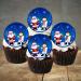 PRECUT Christmas Santa Snowman Cupcake Toppers Christmas Edible Cake Decorations Snowman Cake Toppers Xmas Cupcake Decoration Santa Cup Cake Topper (12) - Buy Online on GoSupps.com