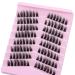 Large Volume Flat Lash Clusters - CD Curl Manga Anime Individual Lashes | Thai Style Cat Eye Extensions for DIY Makeup - Buy Online on GoSupps.com