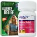 Equate Allergy Relief Diphenhydramine HCL 25 mg 100 Tablets and Vital Volumes Allergy Tips Card | Bundle