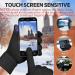 Winter Touchscreen Gloves for Men & Women | Windproof Elastic Thermal Wool Gloves in Black - Buy Online on GoSupps.com