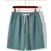 OYOANGLE Men's 2 Piece Outfit: Short Sleeve Striped Shirt and Shorts Set - X-Large Green - Buy Online on GoSupps.com