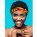 Hillban 2 Pcs African Headbands for Women - Retro Pattern Kente 3 Strand Headband - Colorful Afrocentric Hair Accessories for Women and Girls - Buy Online on GoSupps.com