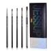 Jessup Lip Brush Set Professional Lip Makeup Brushes for Lipstick Streak-Free Application Premium Synthetic Hair Contour Define and Accentuate Your Lip 5pcsT325 D-Lip Brush Set-5pcs