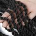 18 Inch Wavy Senegalese Twist Crochet Hair Braids - Synthetic Extension 6 Packs 1B | Curly Twist Braiding Hair with Wavy Ends - Buy Online on GoSupps.com