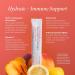 Isagenix Hydrate + Immune Support with Whole-Food Sourced C D Vitamins - Superior Hydration with 1625+ mg of Essential Electrolytes - No Added Sugar Peach Lemonade Flavor 0.2 oz Sticks 24 Servings - Buy Online on GoSupps.com