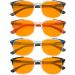 Eyekepper 4 Pack Blue Light Blocking Reading Glasses for Women - +3.00 Strength Orange Tinted Perfect for Computer Use - Buy Online on GoSupps.com