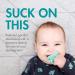 Boon Jewl Orthodontic Silicone Pacifier Blue 2-Pack Stage 3 - 1 Count - Buy Online on GoSupps.com