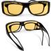 TrueDark Daylights Amber Fitover Blue Light Blocking Glasses - Reduce Eye Strain UV Glare Perfect for Men & Women Ideal for Computer Gaming TV Phone Dave Asprey - Buy Online on GoSupps.com