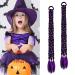 Dreamlover Braiding Hair Extensions for Women Girls Hair Accessories Coloured Hair Extensions Black and Purple 2 Pieces Black and Pupple