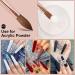 Saviland Acrylic Nail Brush Size 10 - Kolinsky Acrylic Brush for Acrylic Powder  Kolinsky Hair Bronze Gold and Broken Diamond Handle for Beginner and Professional 10 - Buy Online on GoSupps.com