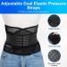 Supregear Adjustable Breathable Lower Back Brace for Men Women - Lumbar Support Belt for Back Pain, Sciatica, Herniated Disc - Black XL - Buy Online on GoSupps.com