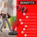 ULTRAFIRST Kids Punching Bag Set with Upgraded Gloves - Adjustable Stand for 3-8 Years - Toddler Boxing and Kicking Bag Set - Buy Online on GoSupps.com