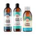 GuruNanda Original Advanced and Coconut & Peppermint Oil Pulling - Alcohol & Fluoride Free Mouthwash - 100% Natural Ayurvedic Blend for Healthy Teeth & Gums Teeth Whitening & Fresh Breath