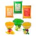 Bubble Tea Popping Boba Mix - 3 x 600g Mango+Grnapfel+Maracuja Boba fruit beads - Nature & vegan & gluten -free boba pearls - Food certificate with ISO standards - Bubble tea top for DIY Mango+Grnapfel+Maracuja pack with 3