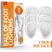 Metatarsal Pads Ball of Foot Cushion - 6 Pc. Inserts for High Heels - Gel Forefoot Callus Pain Prevention - Women Men Insoles - Buy Online on GoSupps.com