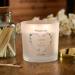 Personalised Large Double Wick Wedding Candle Gift with Dusty Blue Heart (Fresh Cotton) - Buy Online on GoSupps.com
