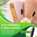 Your VIP Skin 4x Bamboo Toothbrush Set - Eco-Friendly Soft Wooden Brushes for a Sustainable Smile - Buy Online on GoSupps.com