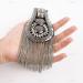 AUEAR Silver Tassel Fringe Shoulder Epaulets for Jackets - Style B | 1 Pair Shoulder Pads Blazer Decoration - Buy Online on GoSupps.com