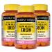 Mason Natural Slow Release Iron (Ferrous Sulfate) - Supports Red Blood Cell Formation, Gentle on Stomach, High Potency Iron Supplement, 60 Tablets (Pack of 3)