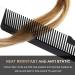 6-Piece Professional Hair Cutting Comb Set - Ideal for Stylists and Barbers - Black - Buy Online on GoSupps.com