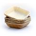 Patra 50pcs - 6 Inch Square Bowls | 16oz (500ml) | Palm Leaf Disposable Bamboo Bowl | Eco Friendly | Biodegradable | Backyard Compostable | Zero Waste - Buy Online on GoSupps.com