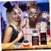 Minkissy 2 Sets Scar Wax - Halloween Makeup Skin Wax for Realistic Fake Scars & Wounds | Best Cosmetic Wax Kit for Halloween Blood Effects - Buy Online on GoSupps.com