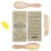 Wooden Baby Hair Brush and Comb Set (4-Piece) for Newborns and Toddlers | Ideal for Cradle Cap | Natural Wood Bristles | Includes Scalp Massage Brush | Perfect Baby Registry Gift - Buy Online on GoSupps.com