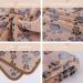 Pedgot Fluffy Dog Blankets with Paw Print - Set of 4 | Soft & Warm Pet Throw Blankets for Small Dogs & Cats | Brown/White/Pink | 24 x 16 & 30 x 20 Inches - Buy Online on GoSupps.com