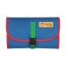 Lakeland Active Eskdale Fold Out Hanging Travel Toiletry Bag for Men & Women - Colourblock Blue