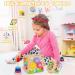 Kizfarm 8-in-1 Activity Cubes - Montessori Wooden Toys for 1 Year Olds | Motor Skills Development for Babies 12-18 Months | Perfect Birthday & Christmas Gift - Buy Online on GoSupps.com
