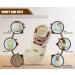 Dookeh Baby Shoes - Non-Slip Soft Sole Sneakers for Toddler Boys and Girls 9-12 Months - Brown - Buy Online on GoSupps.com