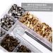 EXCEART 480pcs Rivets Metal Double Rivet Clothes Studs DIY for Bag Leather Belt Side Clothing Accessory - Buy Online on GoSupps.com