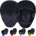 Zafco Sports Boxing Mitts for Muay Thai MMA Sparring Training Punching Focus Punch Target Mitts and Pads Black