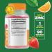 Lifeable Zinc Gummies for Kids - 25mg - Natural Flavor Gummy Vitamins - Gluten-Free Vegetarian Chewable - Immune Support - 90 Count - Buy Online on GoSupps.com