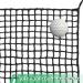 EMEKIAN Black Polyester Golf Practice Fence Net, Heavy Duty Golf Ball Barrier Net, Indoor Outdoor Portable Golf Seine Net, Golf Batting Net, Adjustable Protective Net for Backyard 10 ft x 10 ft
