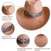 RainFlower Classic Cowboy Hat for Men & Women - Wide Brim Western Style with Belt and 2 Bands, Brown - Buy Online on GoSupps.com